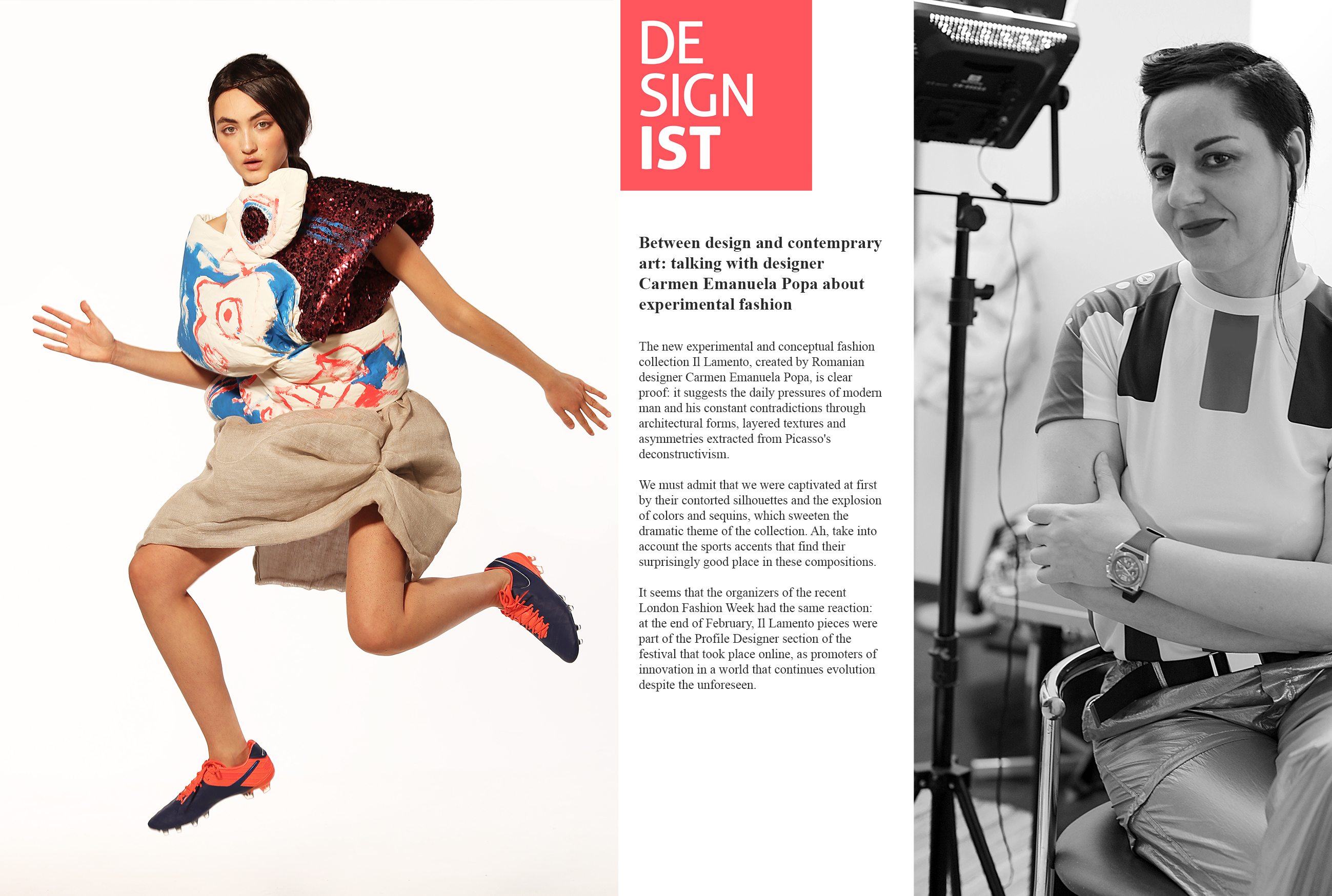 Între design și arta contemporană: de vorbă cu designerul Carmen Emanuela Popa despre fashion experimental